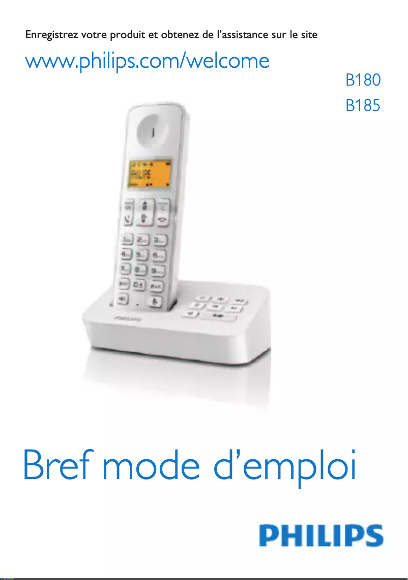 First page image of the manual for B1851W