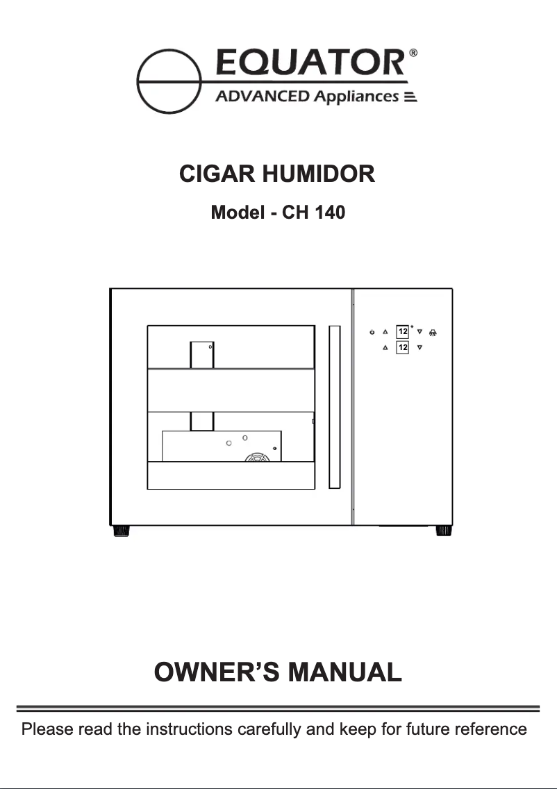 First page image of the manual for CH 140