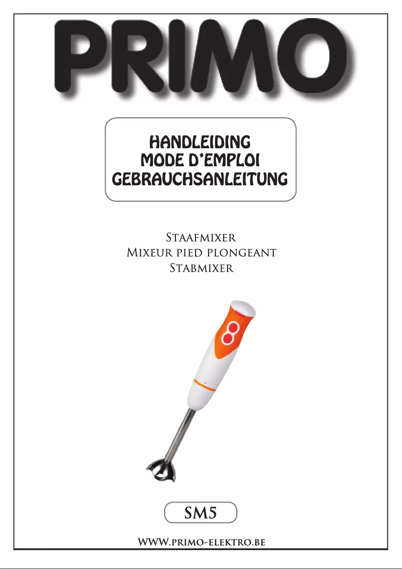 Page 1 of the manual User Manual Primo SM5