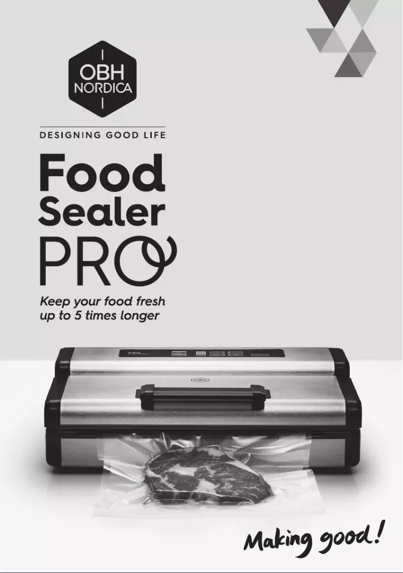 Page 1 of the manual User Manual OBH Nordica Pro