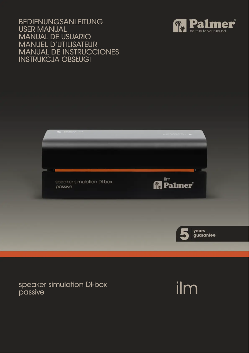 First page image of the manual for RIVER ilm