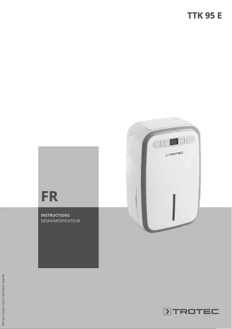 Image de la première page du manuel de l'appareil TTK 95 E