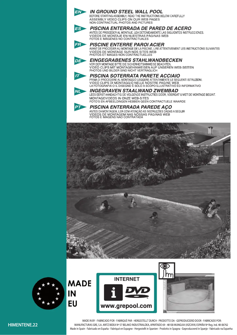 First page image of the manual for K4200PNE