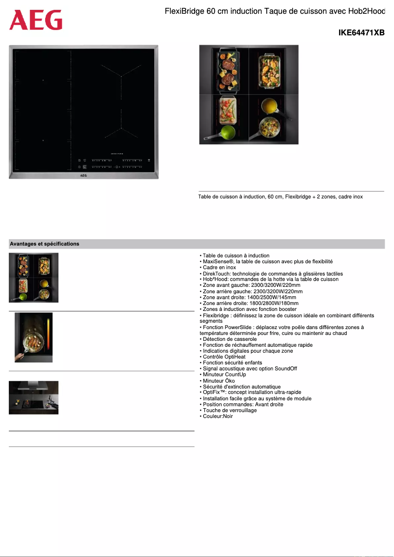 First page image of the manual for IKE64471XB