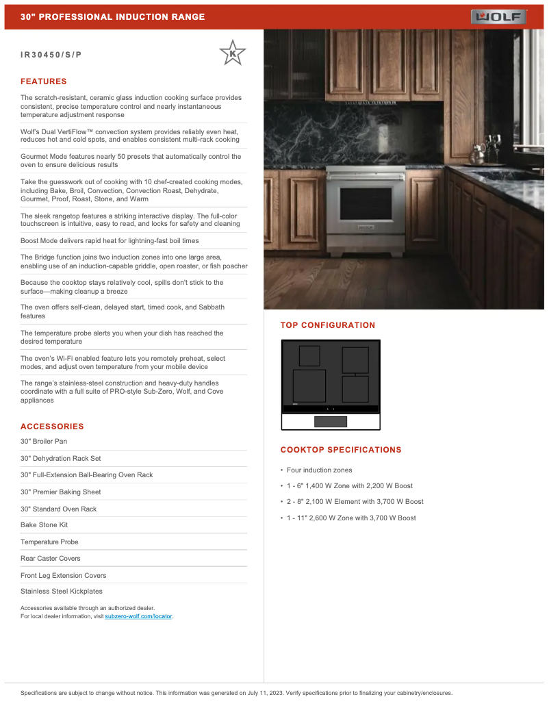 First page image of the manual for IR30450