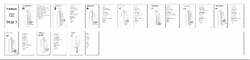 Page 1 of the manual User Manual Skullcandy HESH 3