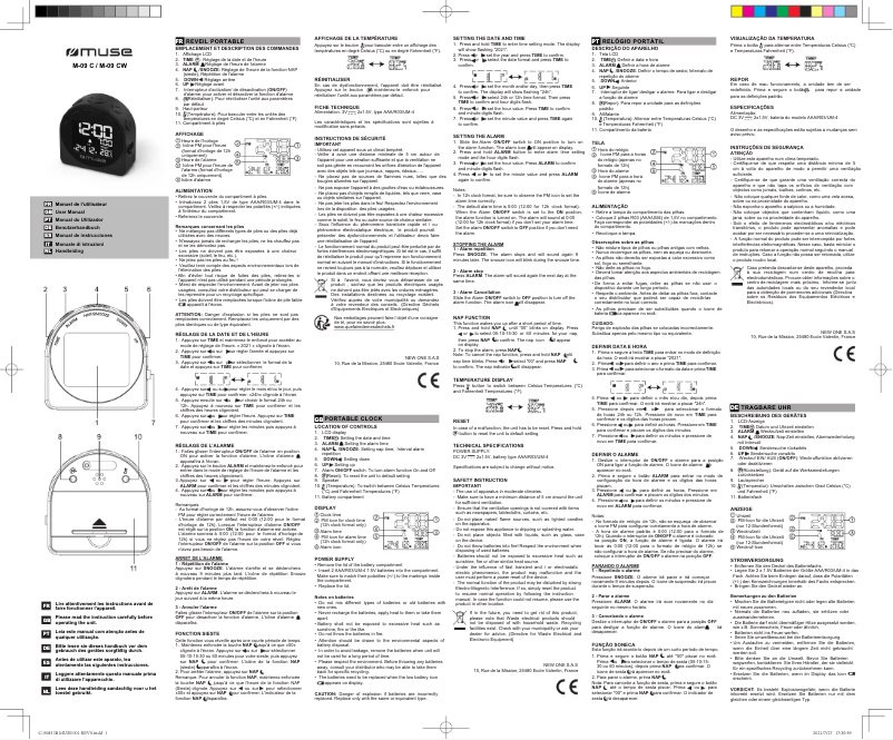 First page image of the manual for M-09 CW