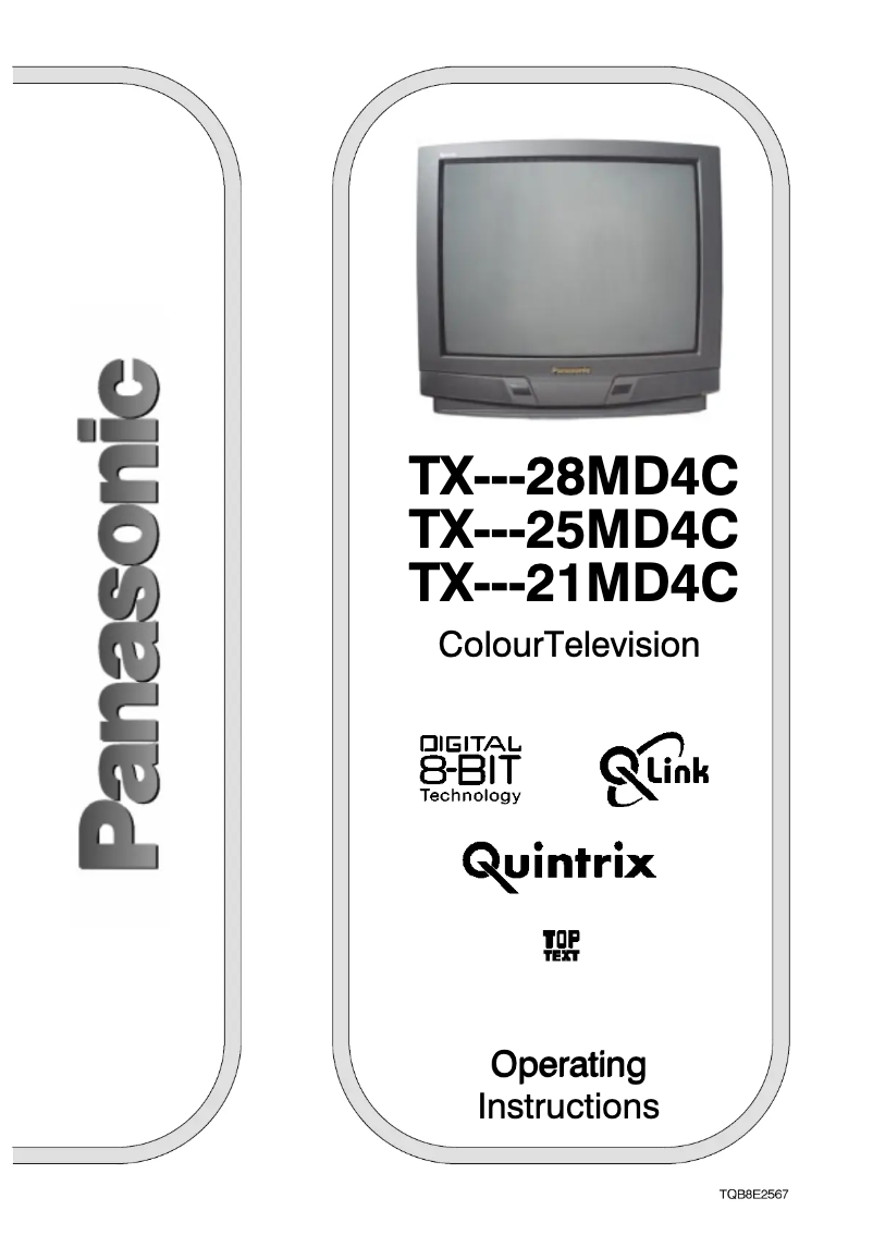 First page image of the manual for TX-25MD4