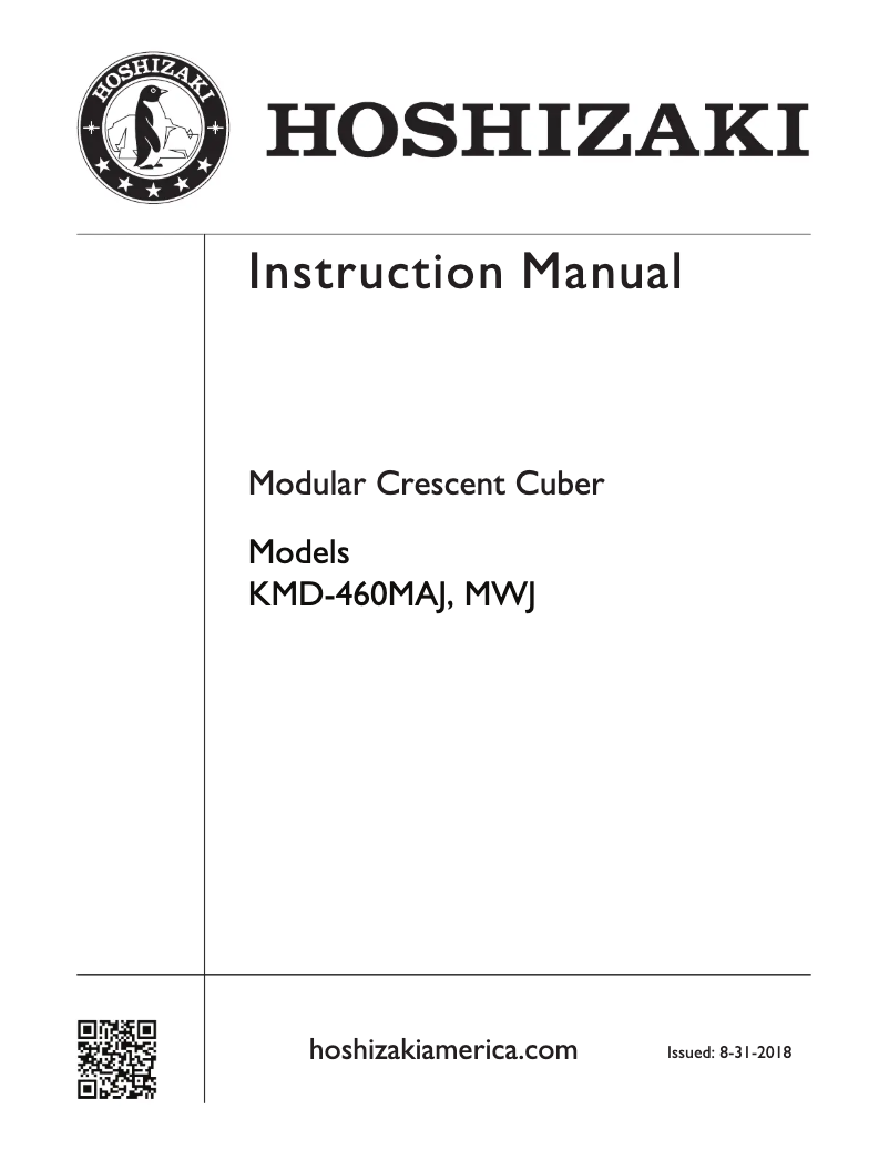 First page image of the manual for KMD-460MAH