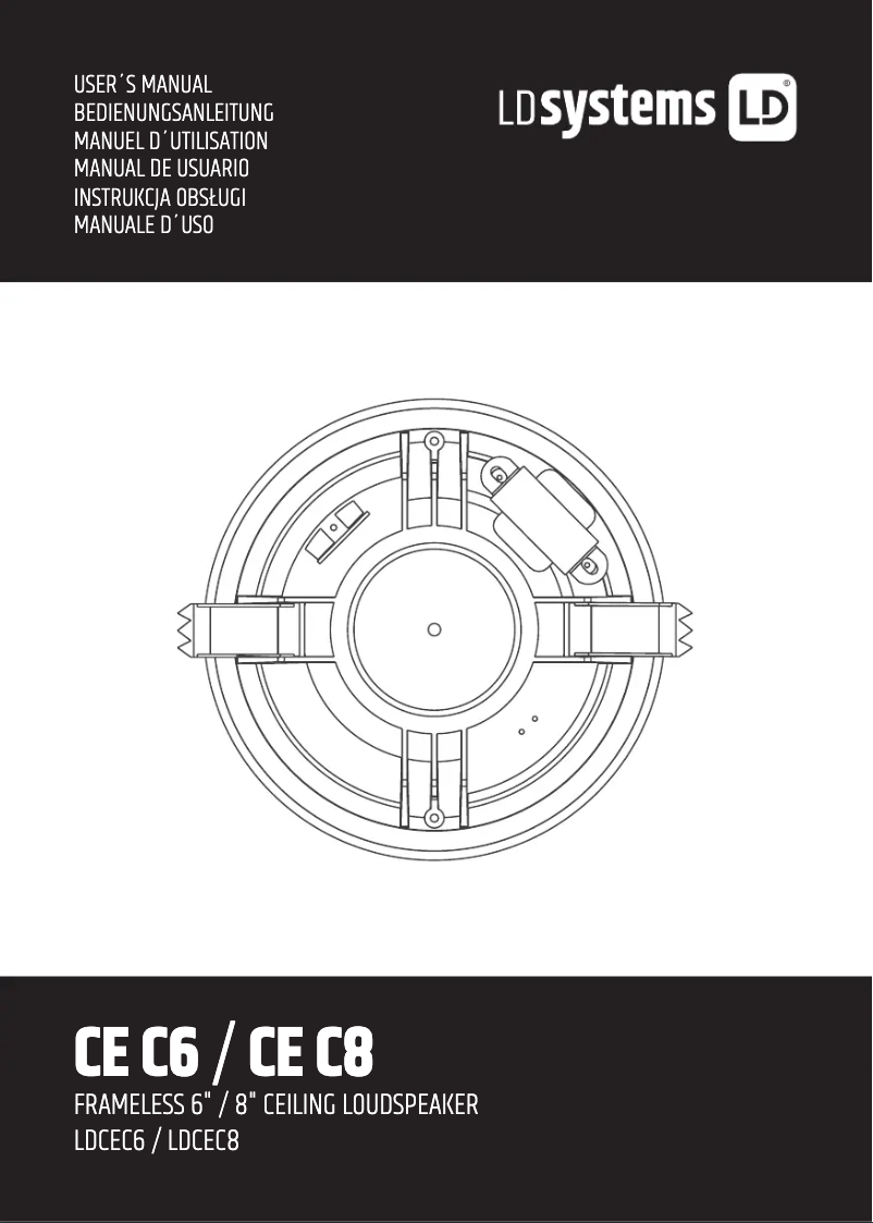 Page 1 of the manual User Manual LD Systems CE C8