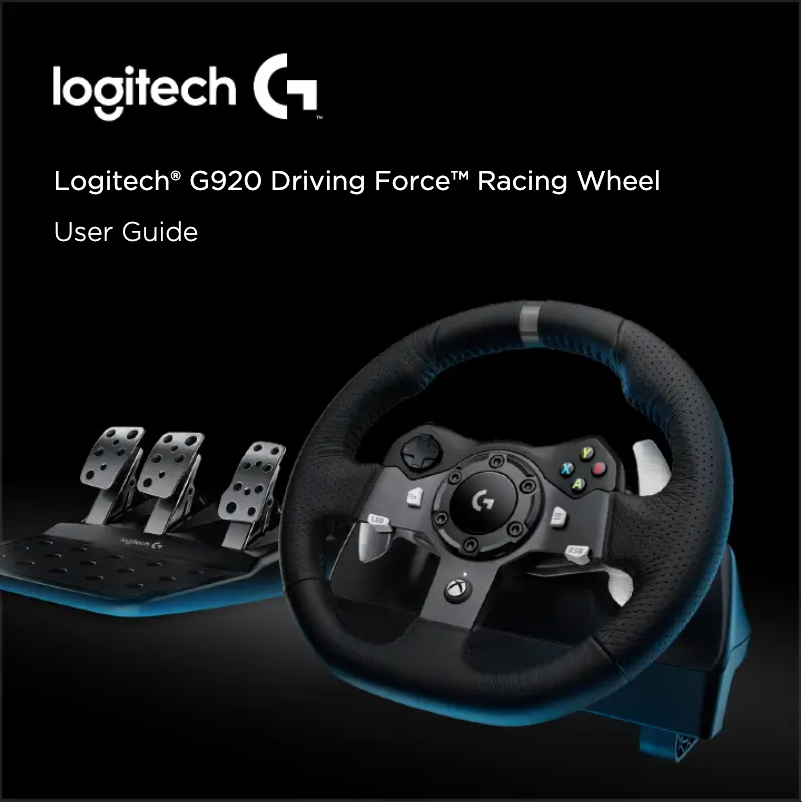 Page 1 of the manual User Manual Logitech G920
