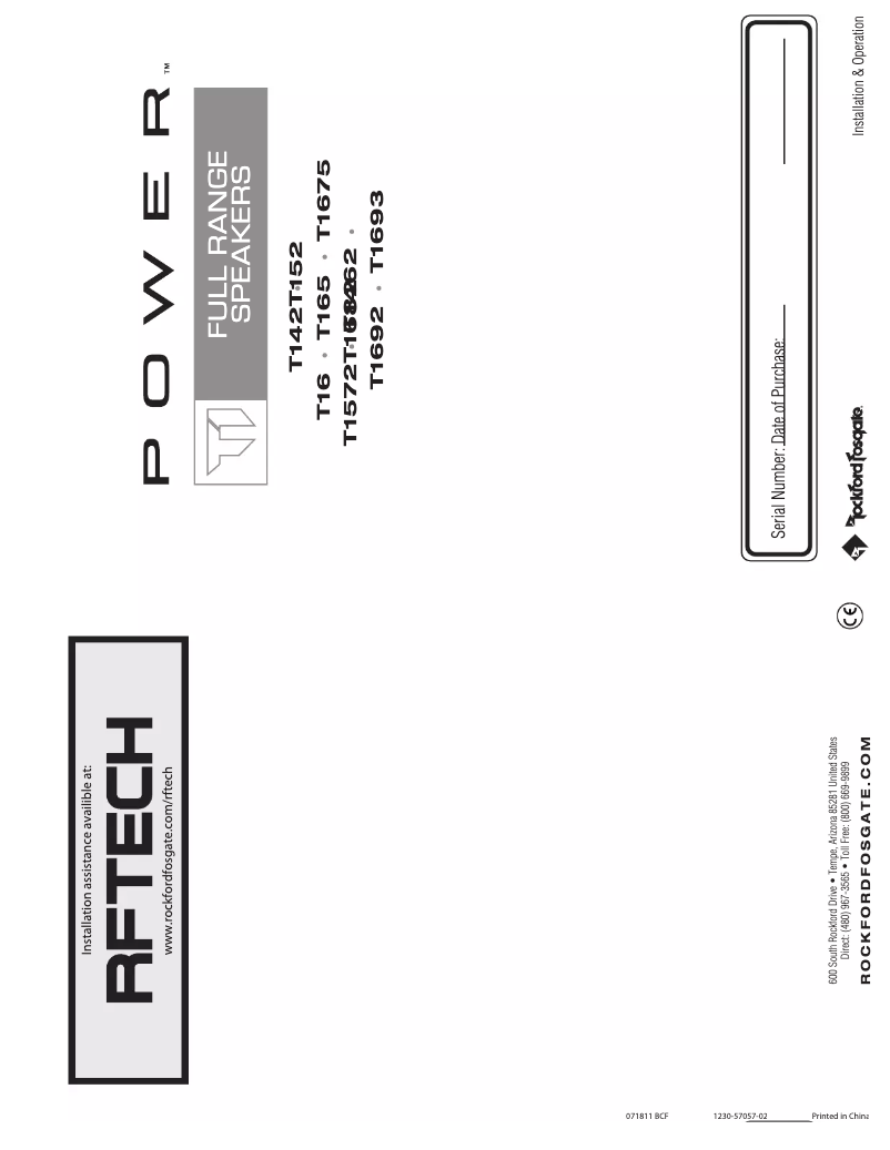 Image de la première page du manuel de l'appareil T142