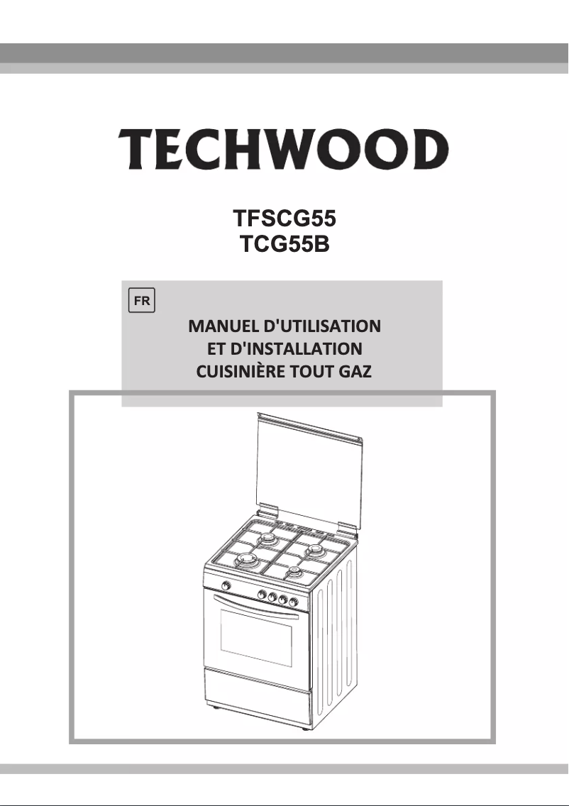 First page image of the manual for TFSCG55