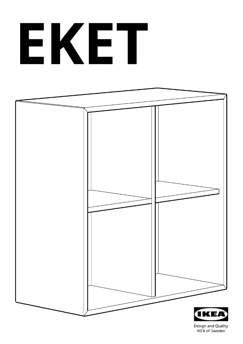 Page 1 of the manual User Manual Ikea EKET 905.745.84