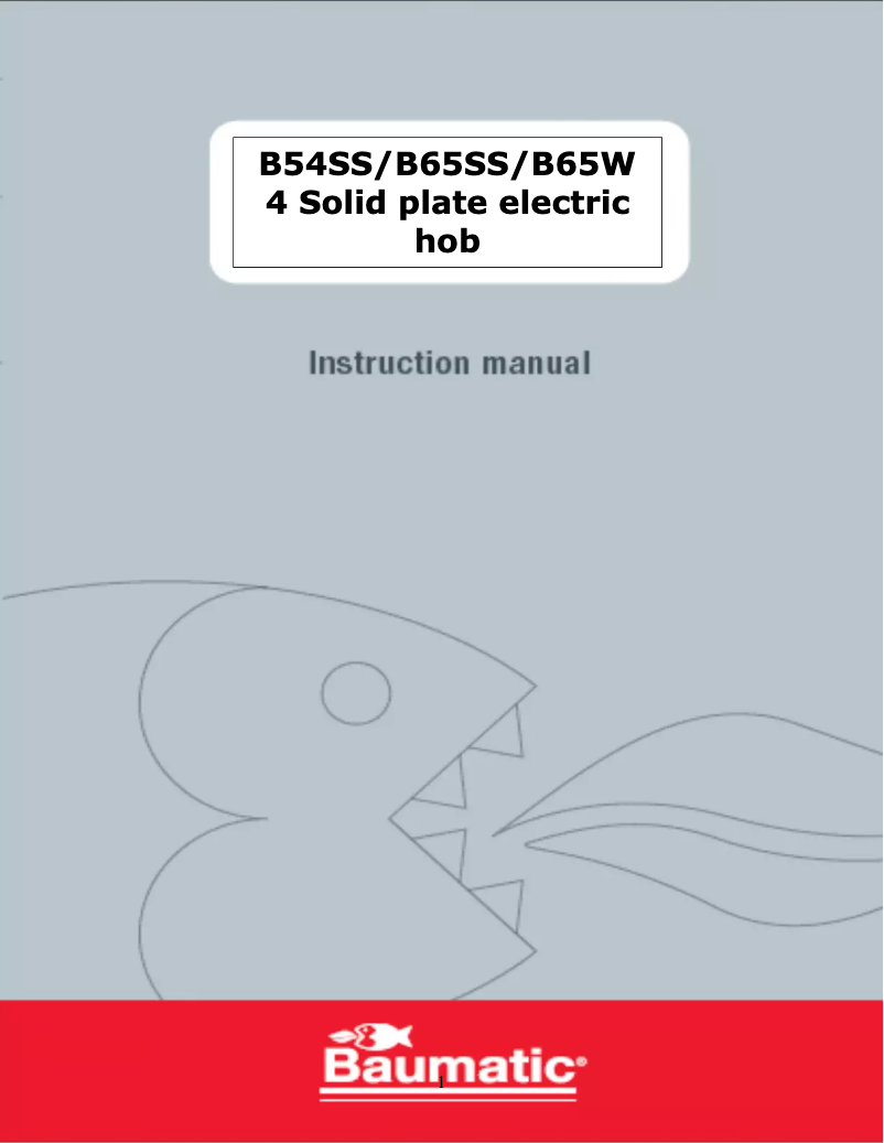 First page image of the manual for B65SS