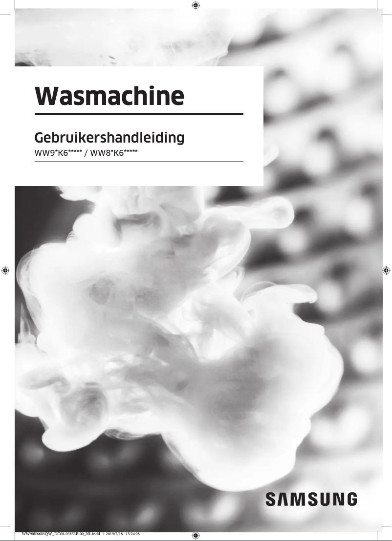 Page 1 of the manual User Manual Samsung WW80K6605QW