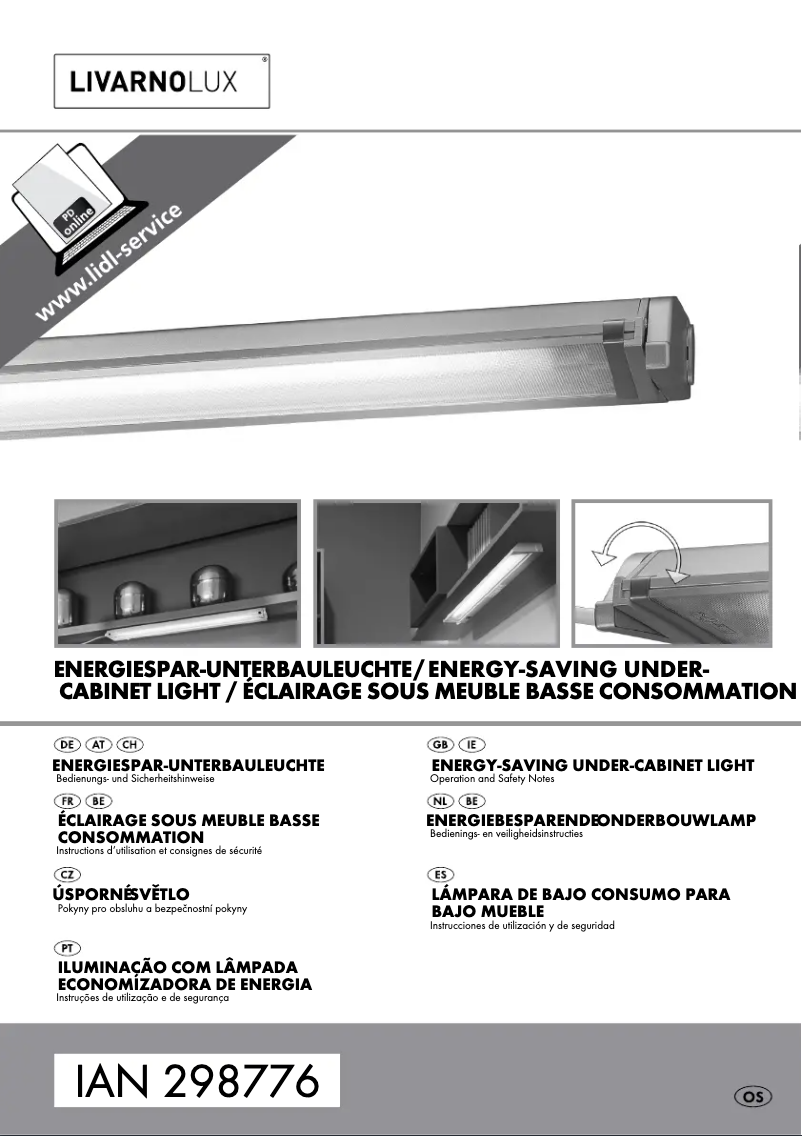 First page image of the manual for 14102104L