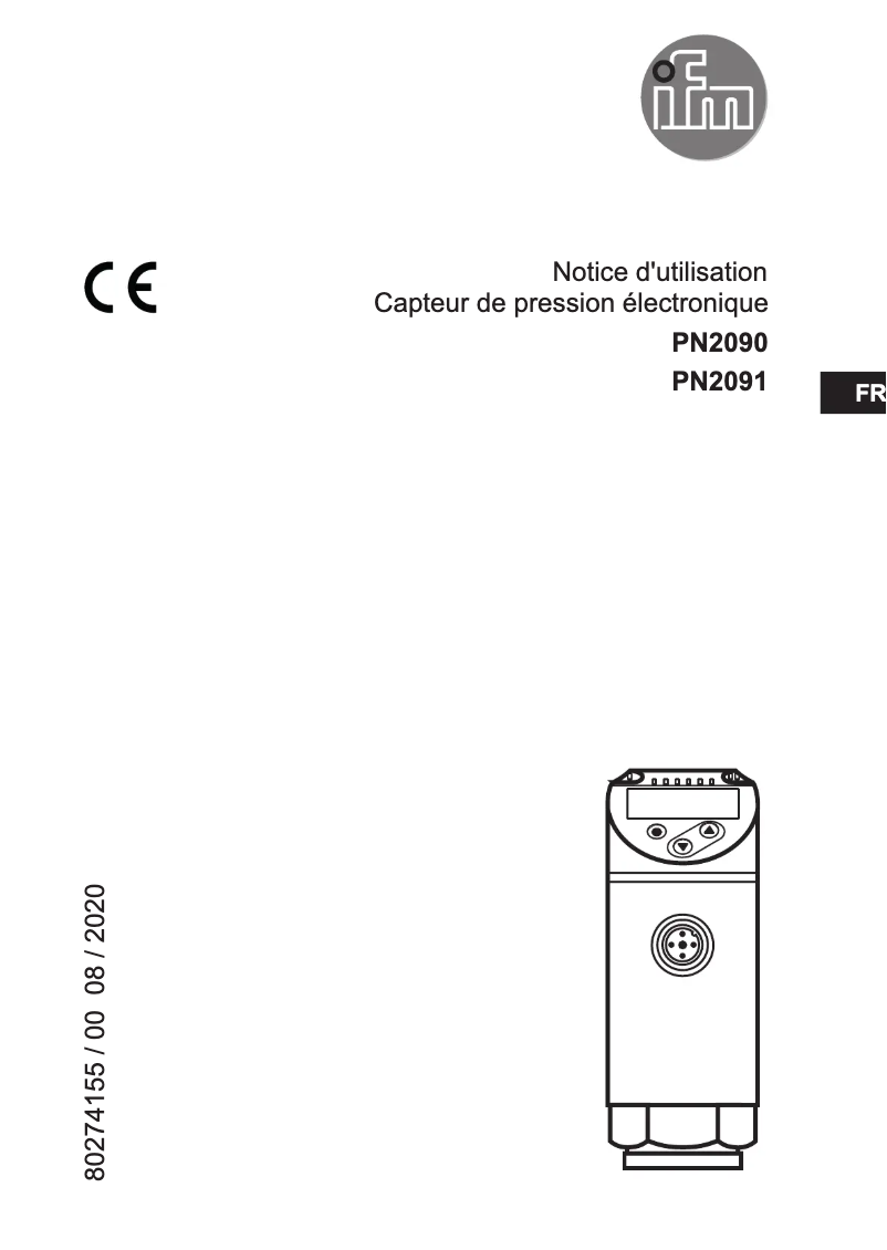 First page image of the manual for PN2091
