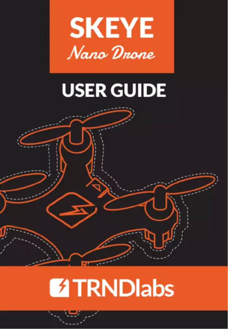 Page 1 of the manual User Manual Skeye Nano Drone