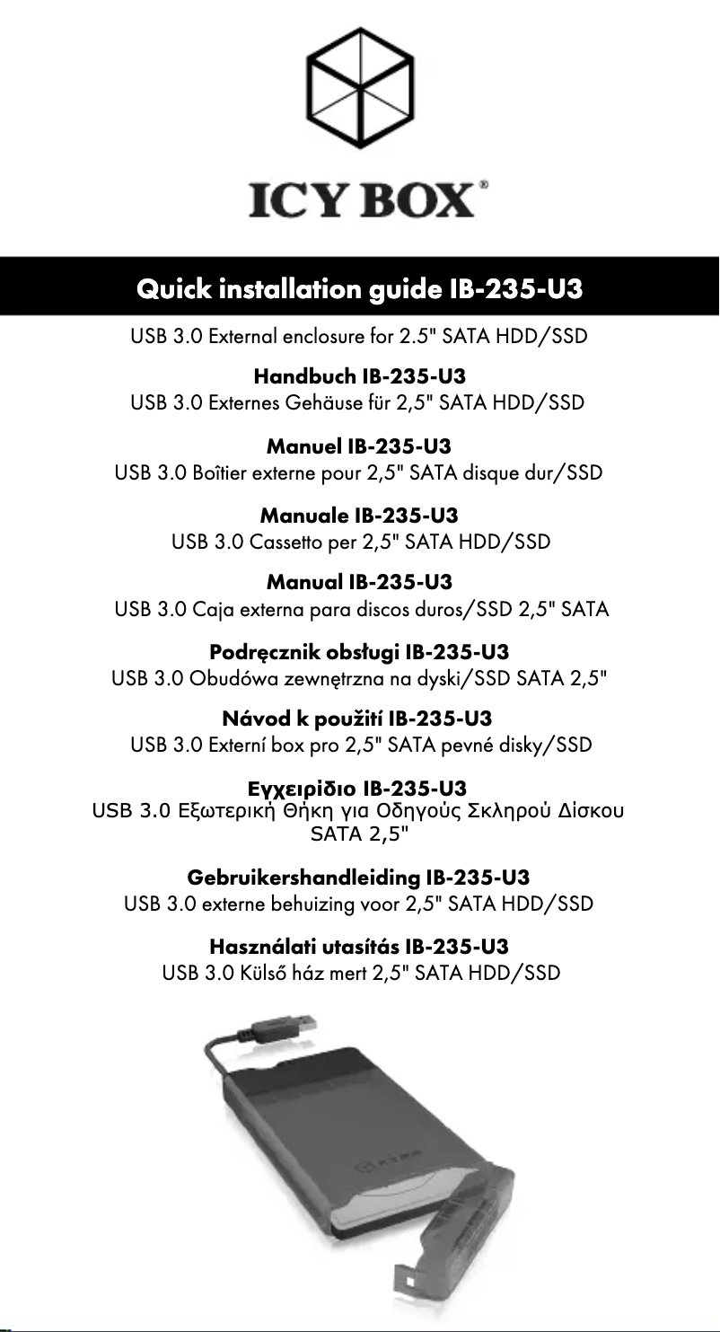 First page image of the manual for IB-235-U3