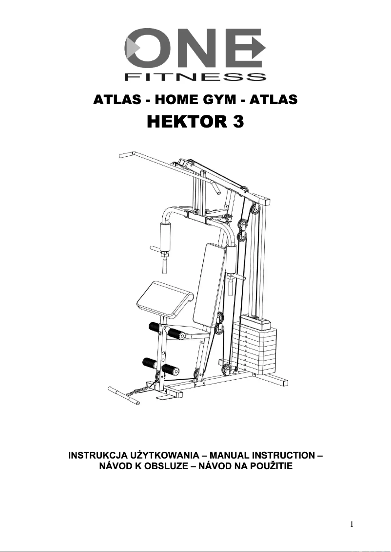 First page image of the manual for Hektor 3