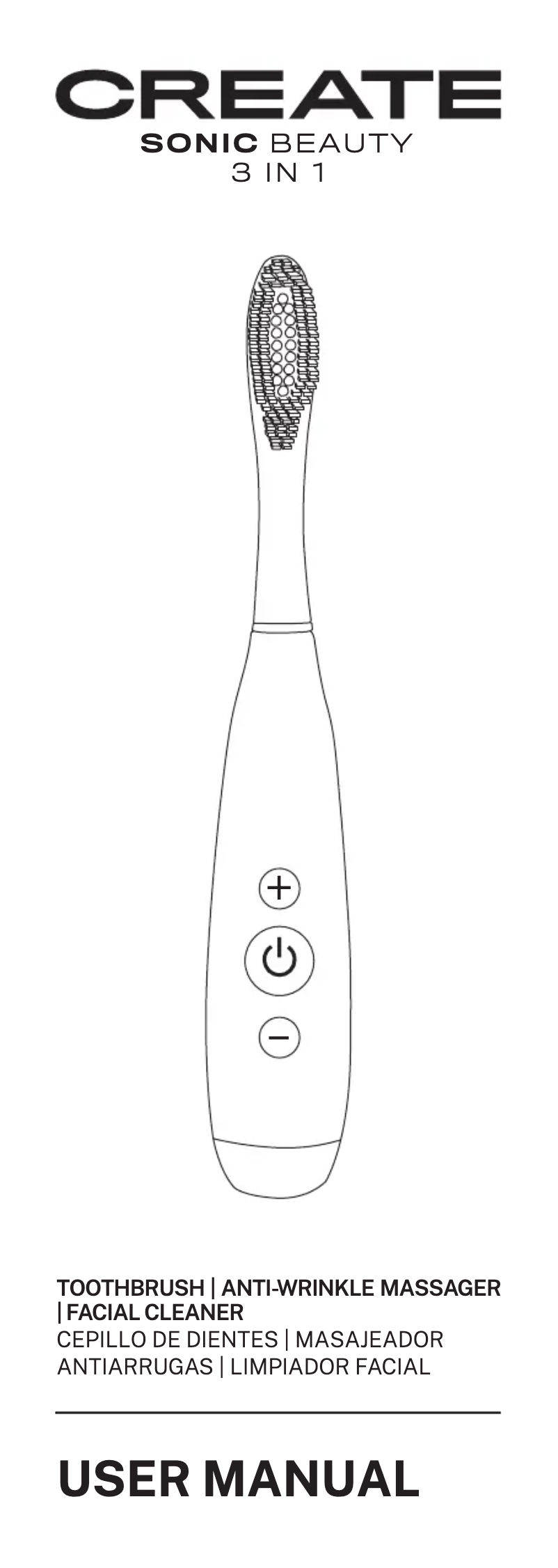 Page 1 of the manual User Manual Create Sonic Beauty