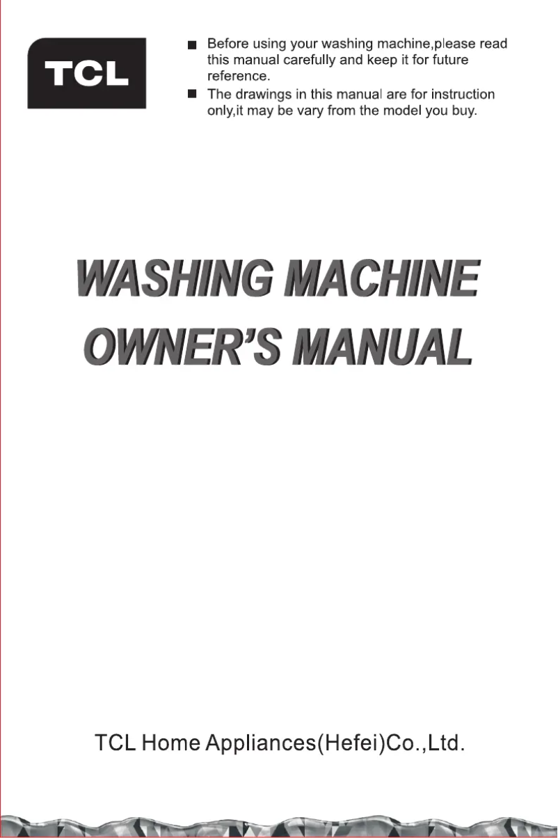 Page 1 of the manual User Manual TCL FF0924WA0
