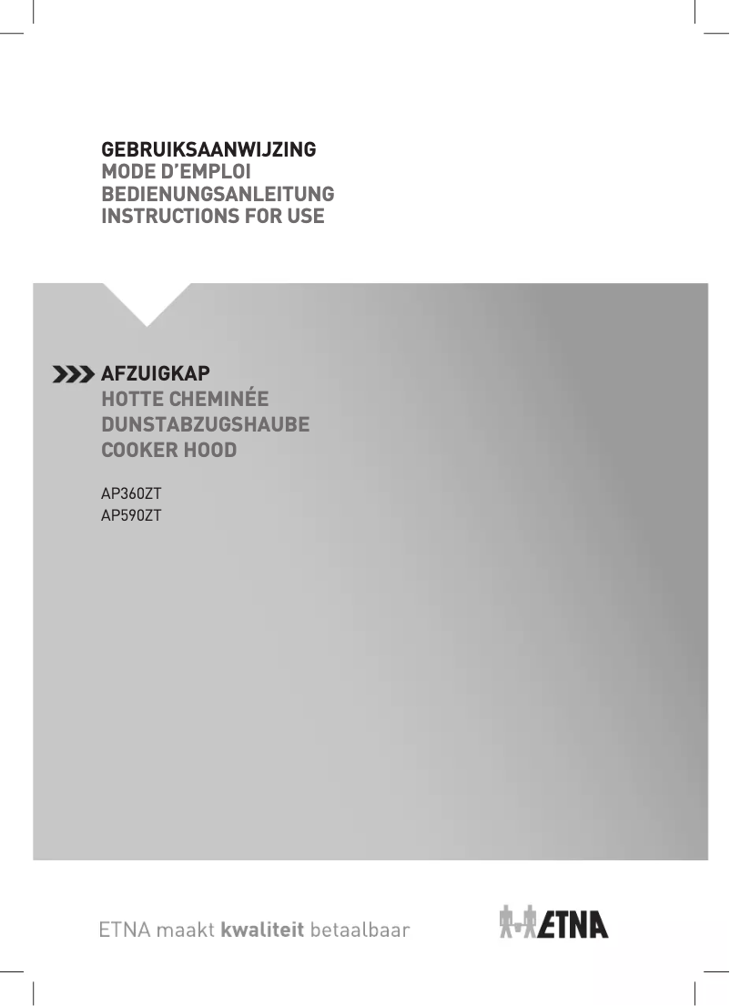 First page image of the manual for AP590ZT