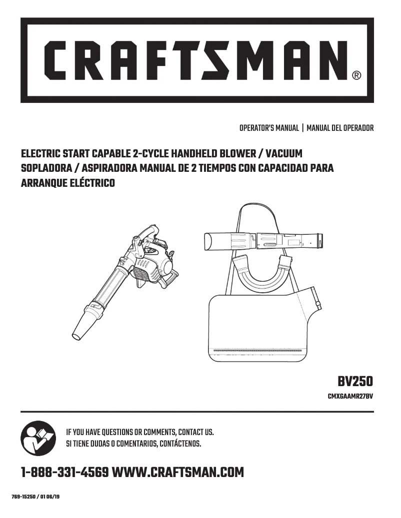 Image de la première page du manuel de l'appareil CMXGAAMR27BV