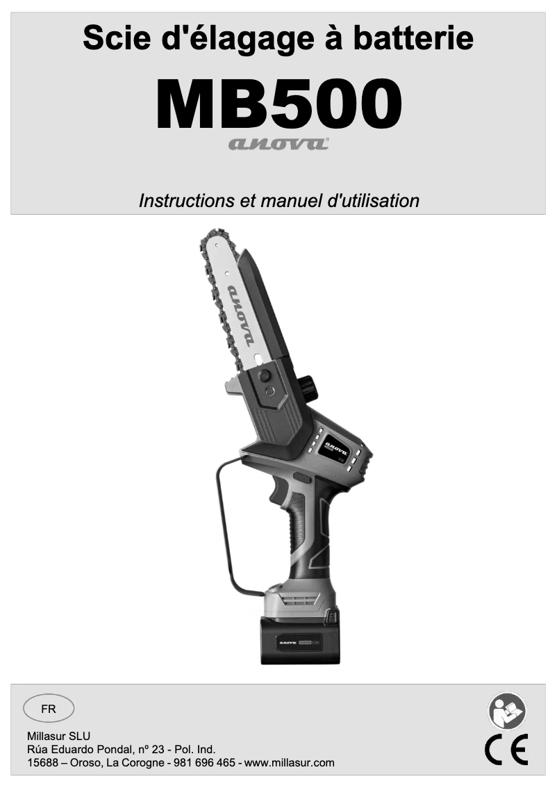 First page image of the manual for MB500