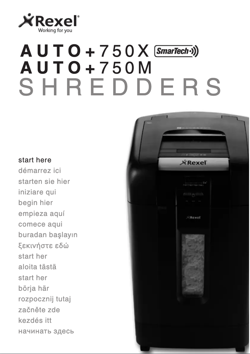 First page image of the manual for Auto+ SmarTech 750X