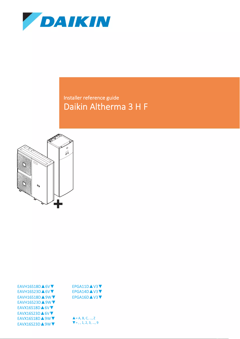 First page image of the manual for EAVX16S18DA6V