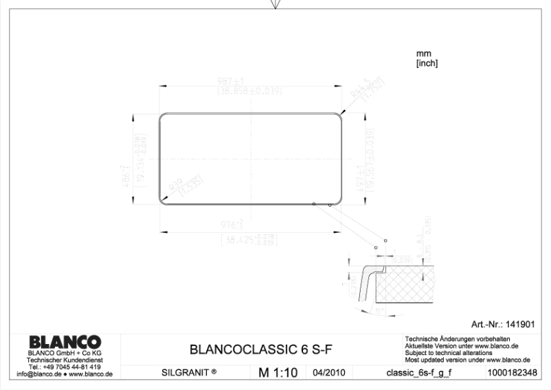 Image de la première page du manuel de l'appareil CLASSIC 6 S-F