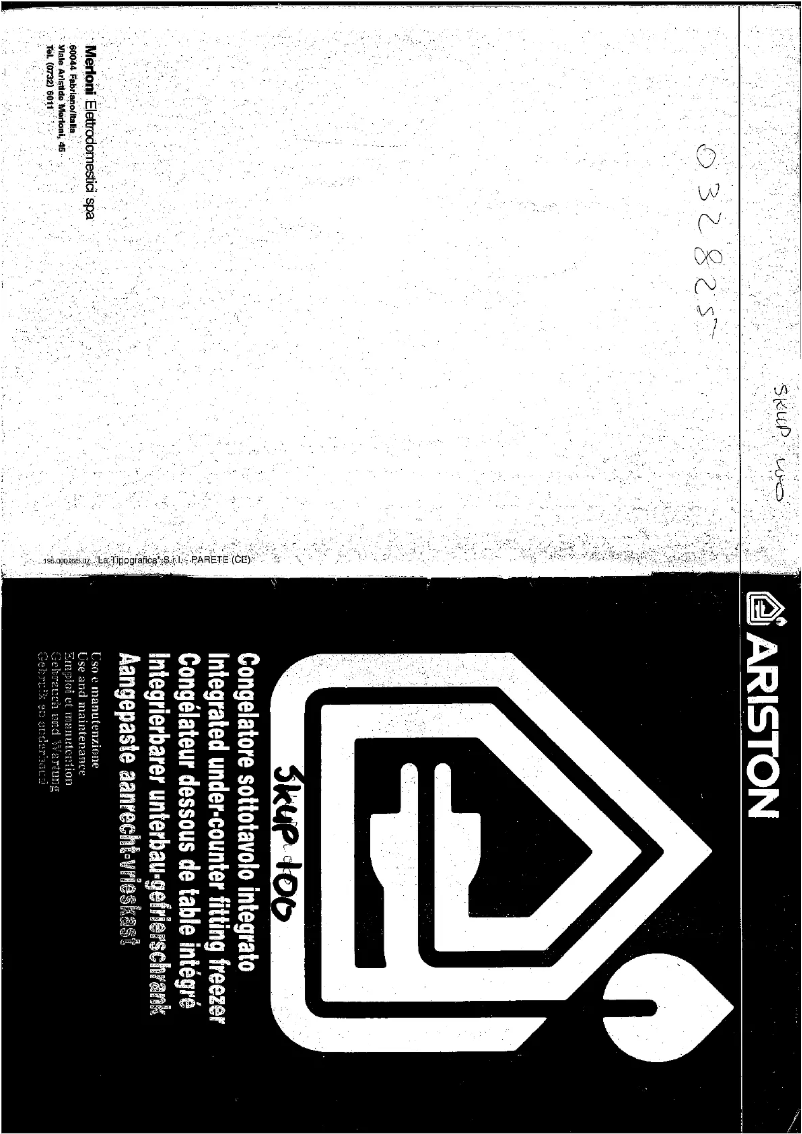 First page image of the manual for SKUP 100