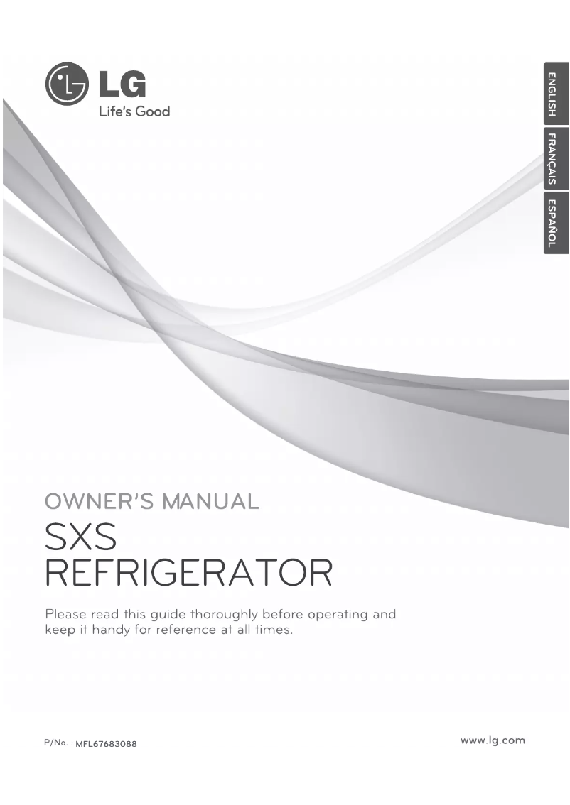 First page image of the manual for GR-B207GSQV