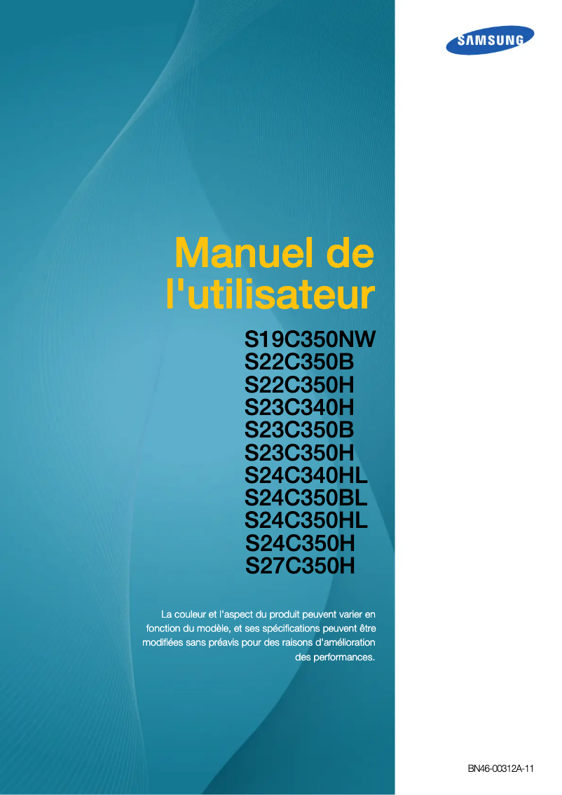 First page image of the manual for S27C350H