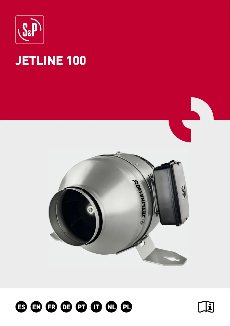 First page image of the manual for JETLINE