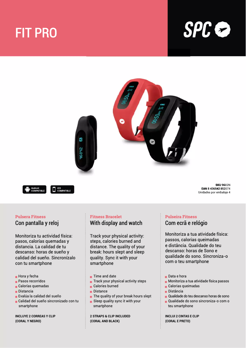 Page 1 of the manual User Manual SPC 9602N