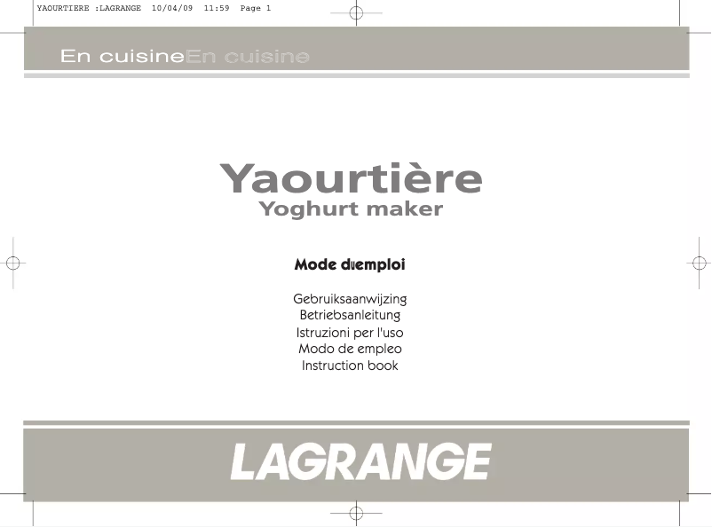 First page image of the manual for LA-439101