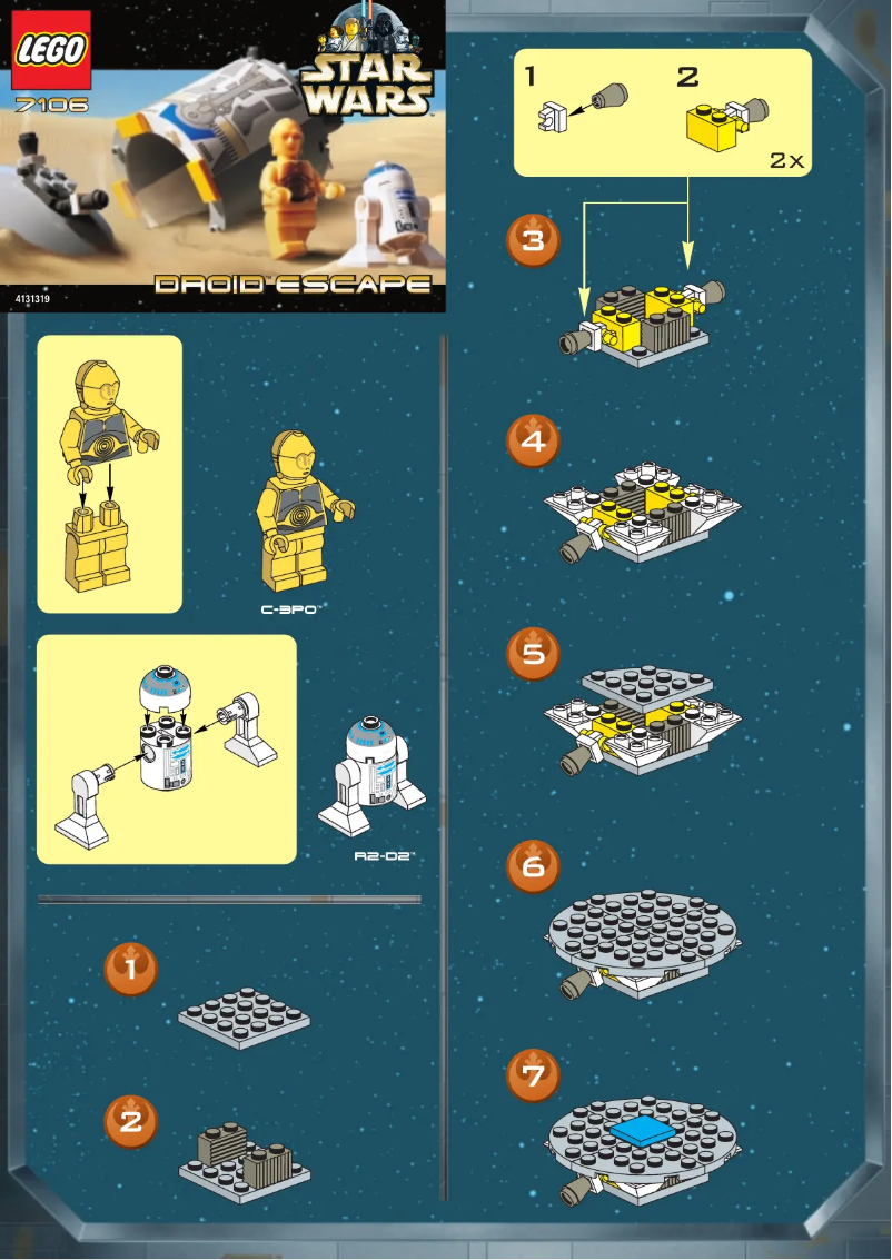 First page image of the manual for Droid (TM) Escape