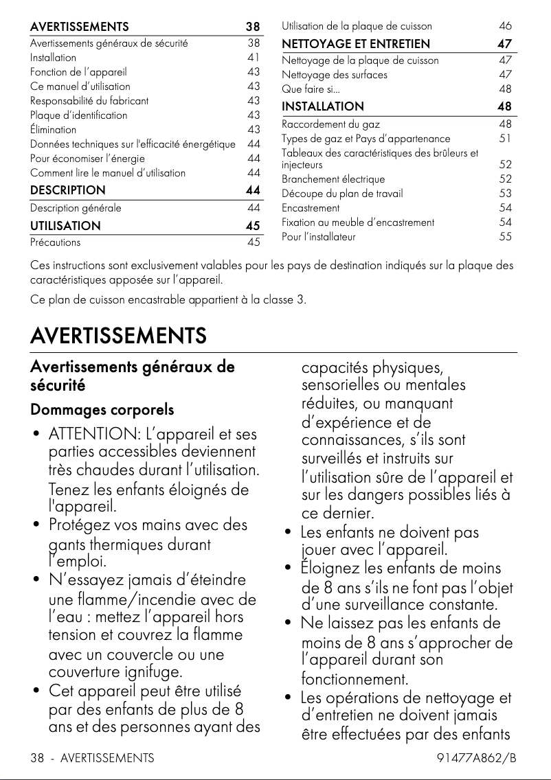 First page image of the manual for P261XGH