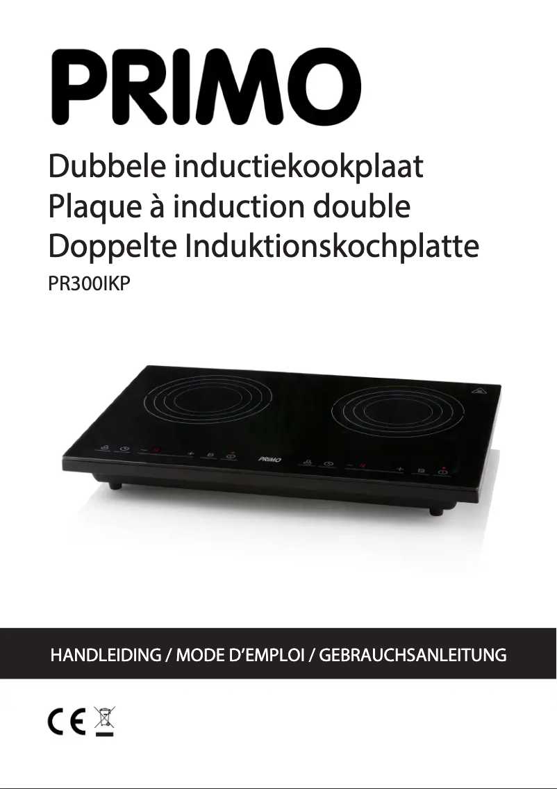 First page image of the manual for PR300IKP