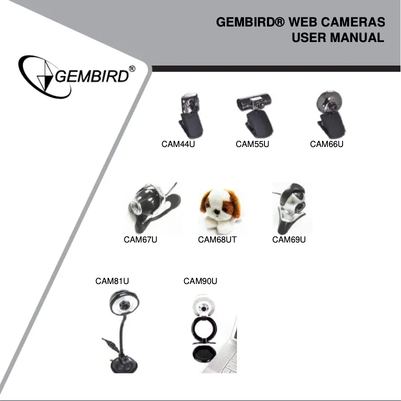 First page image of the manual for CAM67U