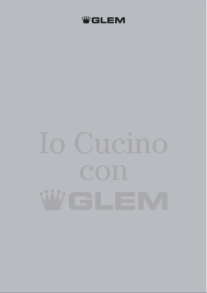 Page 1 of the manual User Manual Glem Gas GHP940IX