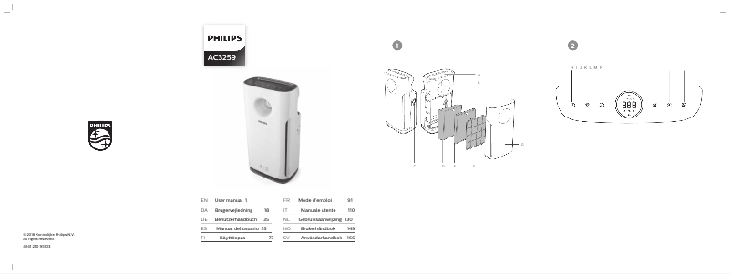 First page image of the manual for AC3259