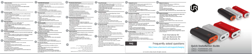 First page image of the manual for Cinko 2600