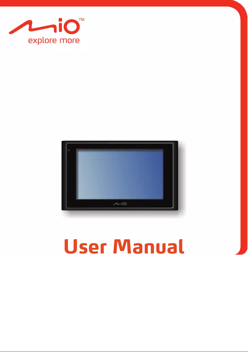 Page 1 of the manual User Manual Mio Moov (Skoda)