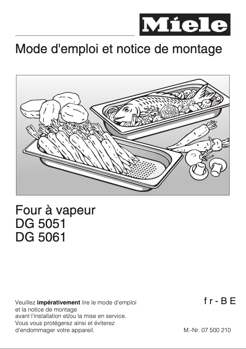 First page image of the manual for DG 5061