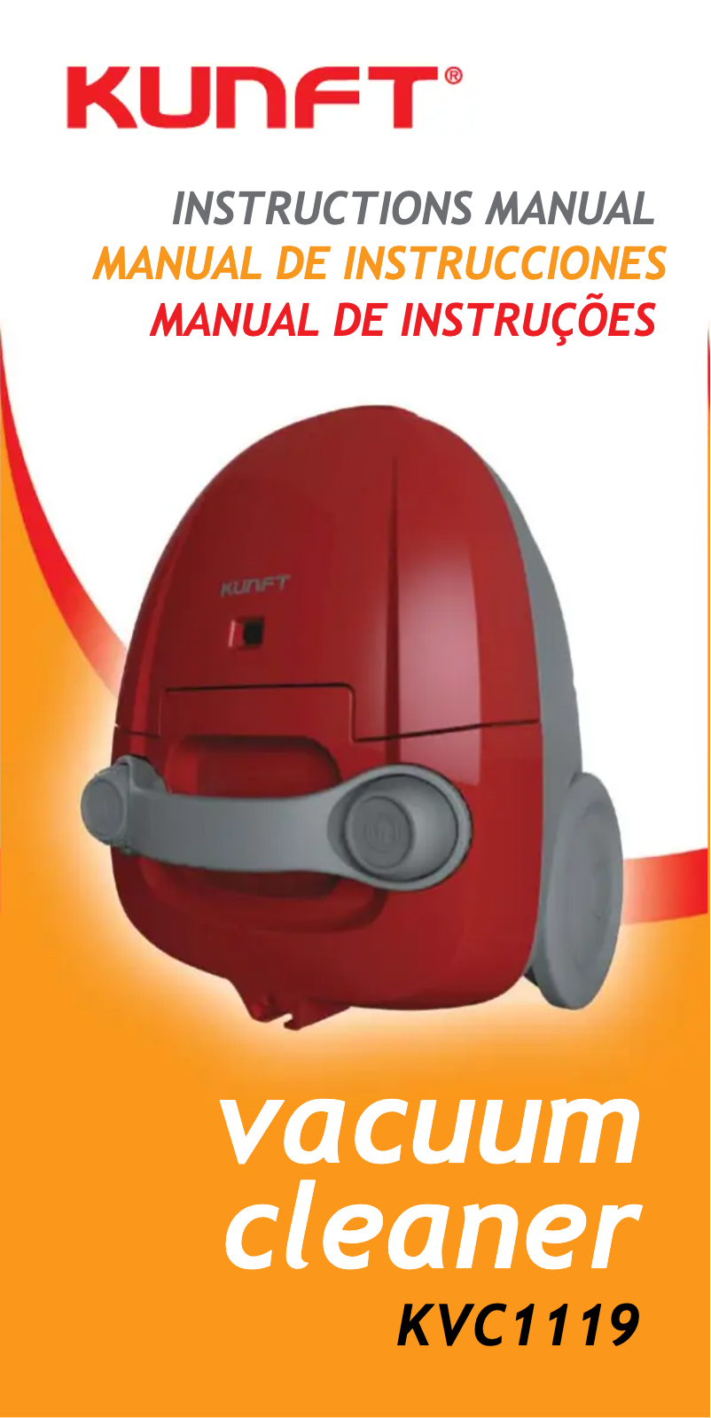 Image de la première page du manuel de l'appareil KVC1119