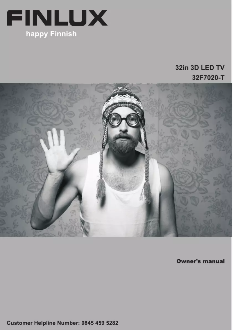 First page image of the manual for 32F7020-T